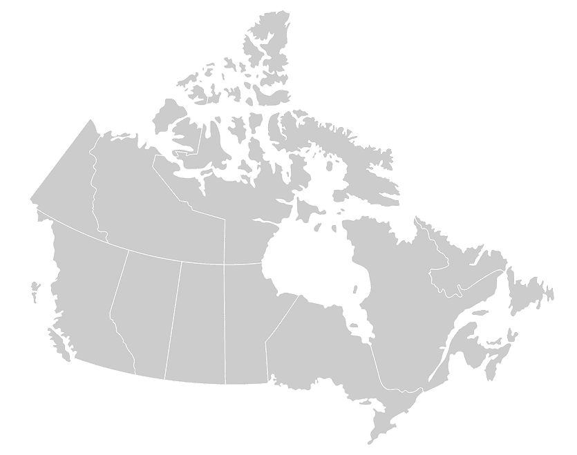 canada map